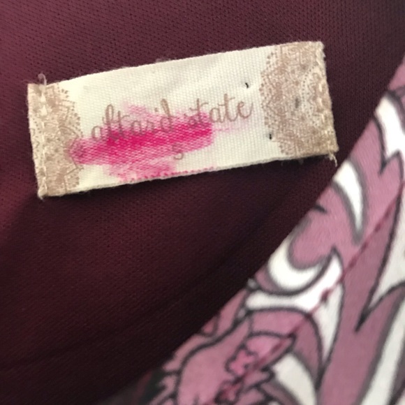 Altard State Floral Shift Dress Long Sleeve Size Small - Picture 5 of 6